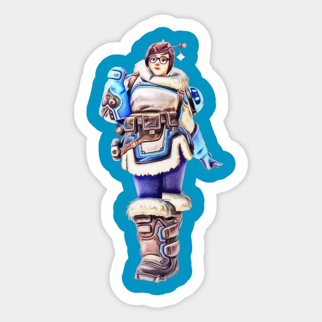 Overwatch Mei Sticker by Green_Shirts